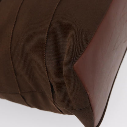 Salvatore Ferragamo Vara Tote Canvas, BROWN, CANVAS, Tote bag