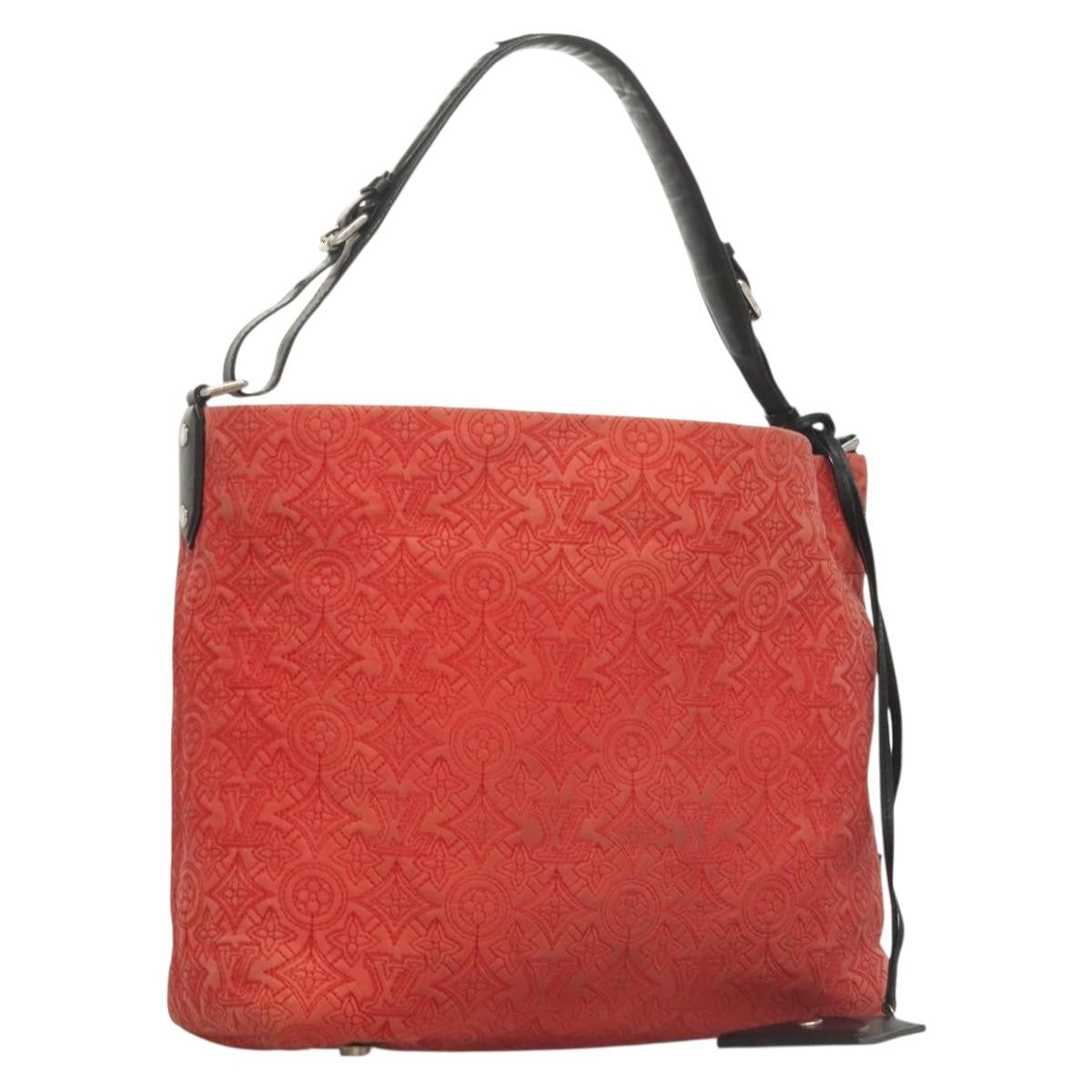 Louis Vuitton Antheia Hobo Leather, ORANGE, LEATHER, Shoulder bag
