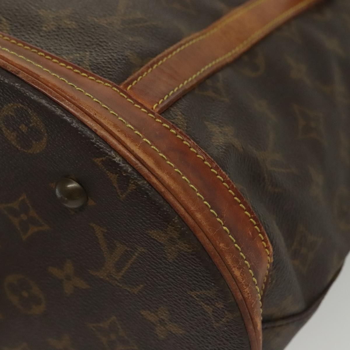 Louis Vuitton Bucket Bag Monogram Canvas, BROWN, CANVAS, Handbag