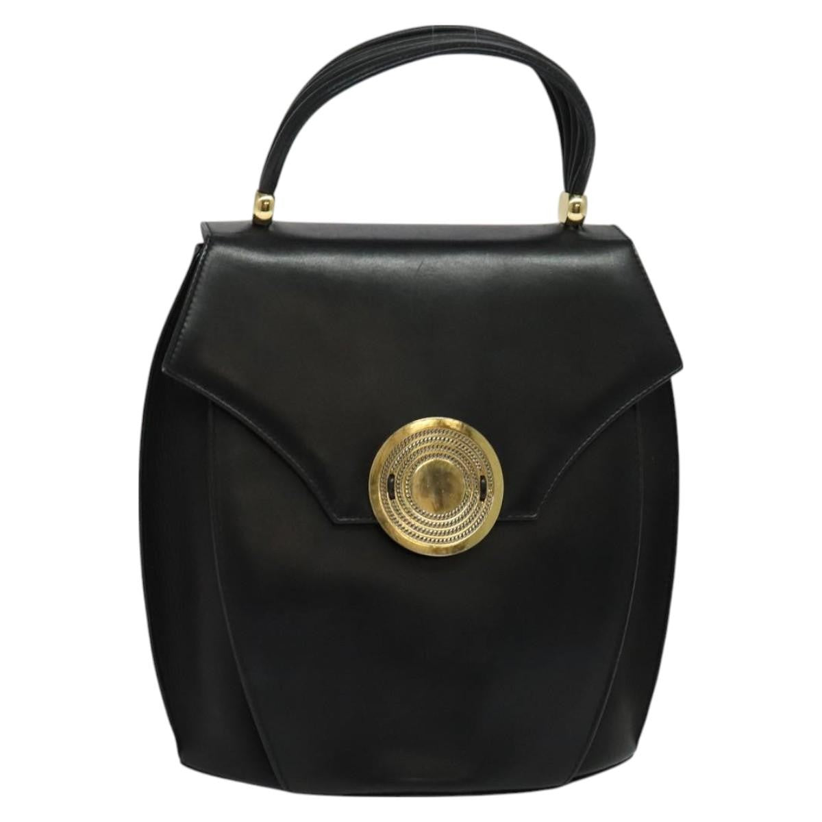 Bally Handbag Leather, BLACK, LEATHER, Handbag
