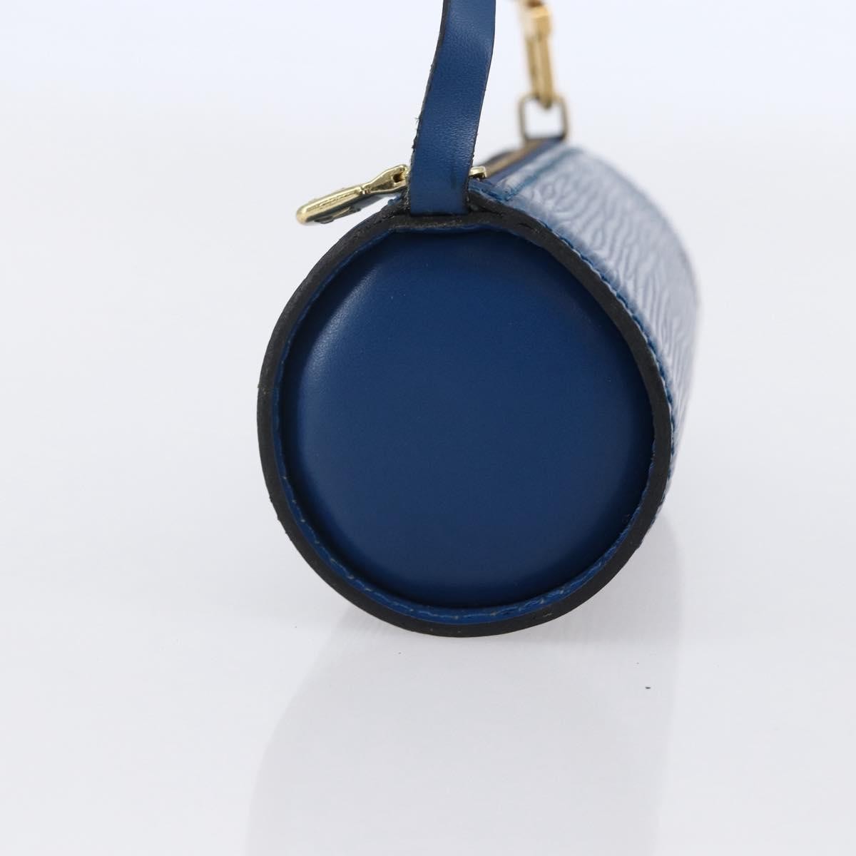 Louis Vuitton Soufflot Pochette Epi Leather, BLUE, LEATHER, Clutche & pouche