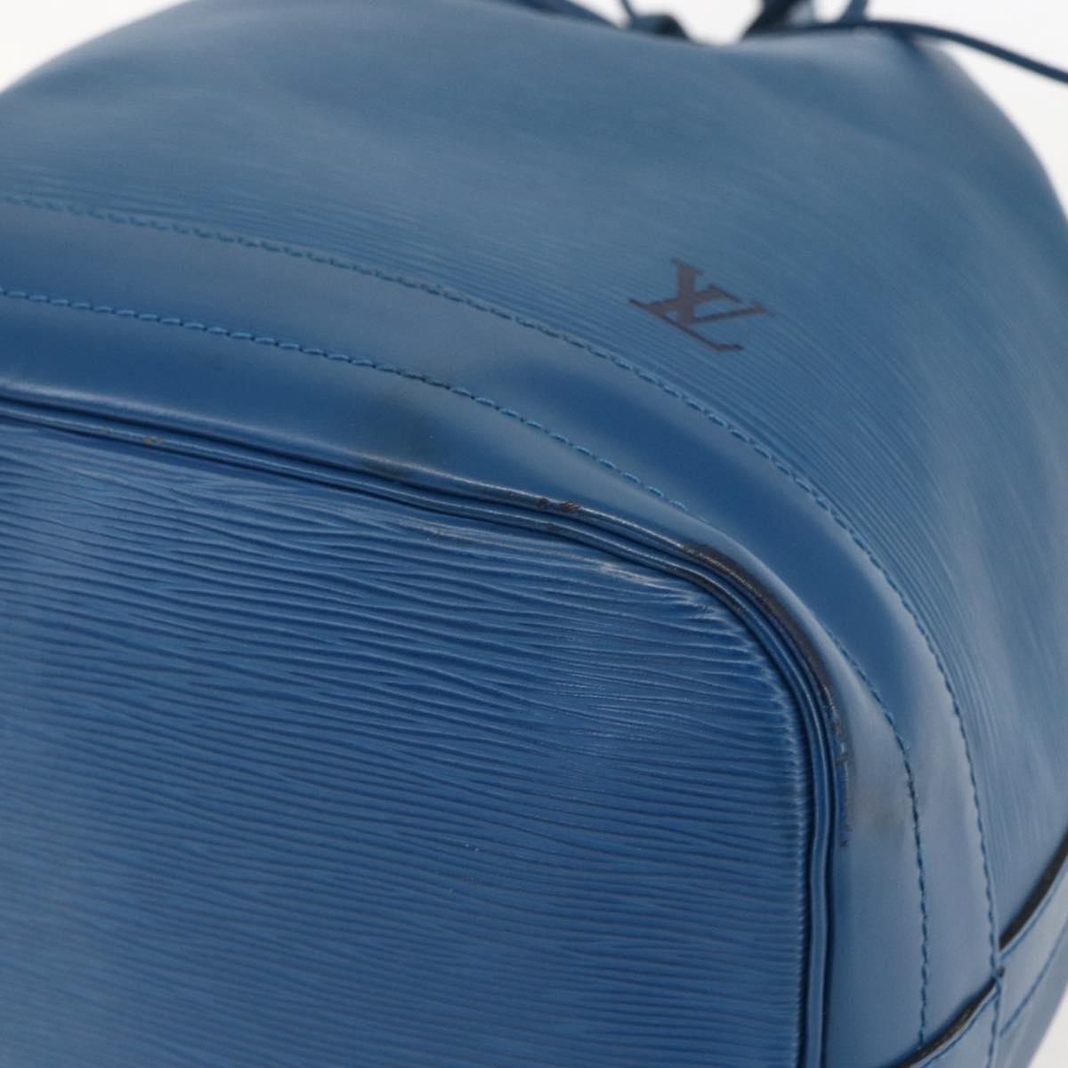 Louis Vuitton Noe Handbag Epi Leather, BLUE, LEATHER, Shoulder bag