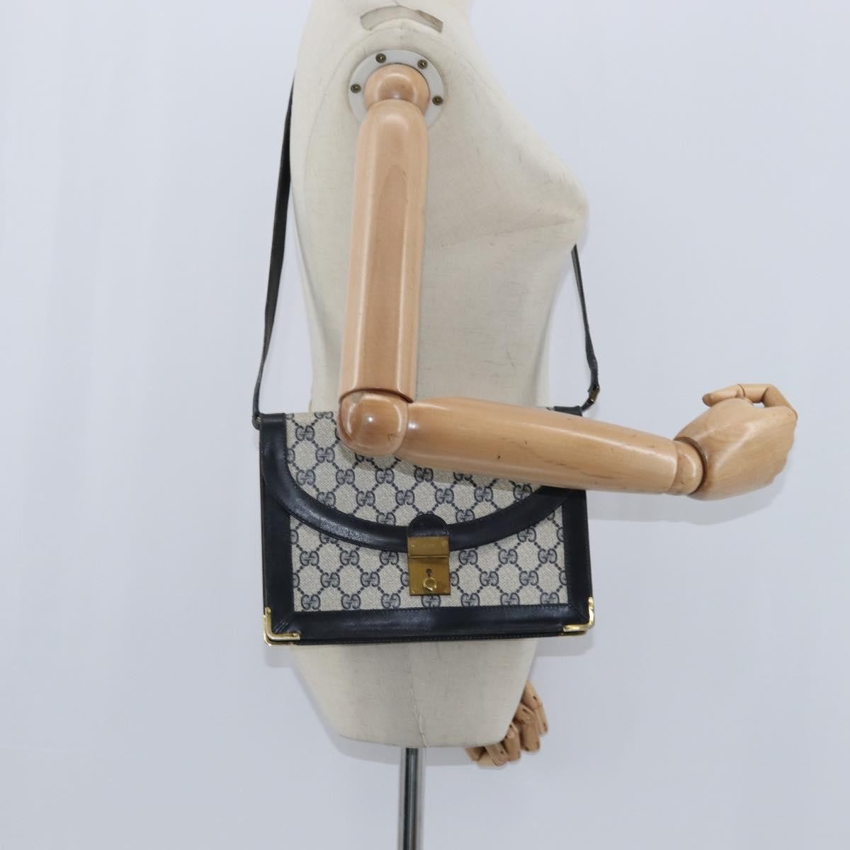 Gucci GG Supreme Messenger Bag GG canvas, NAVY, PVC, Shoulder bag