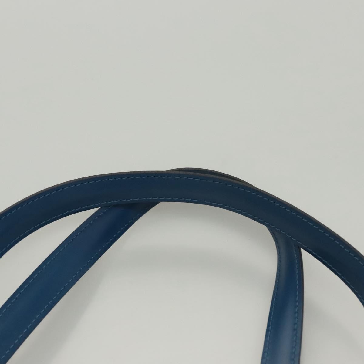 Louis Vuitton Saint Jacques Handbag Epi Leather, BLUE, LEATHER, Shoulder bag