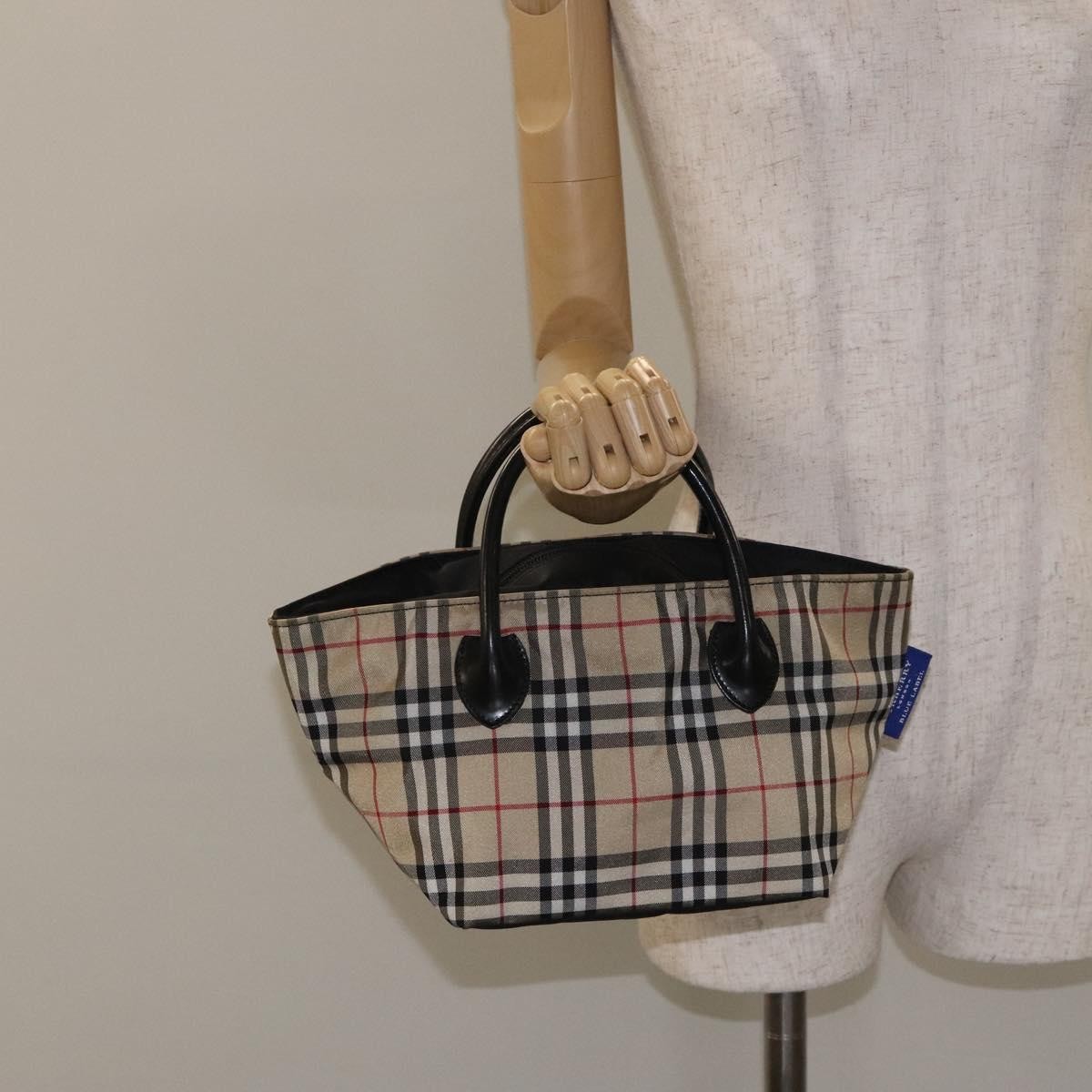 Burberry Nova Check Tote Nylon, BEIGE, NYLON, Tote bag