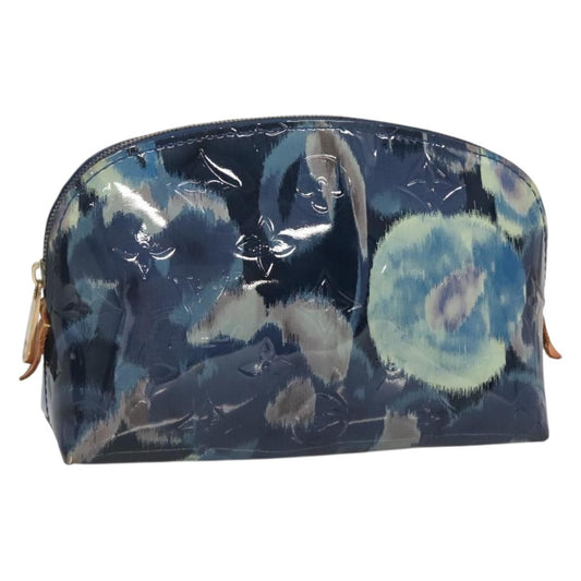 Louis Vuitton Cosmetic Pouch Monogram Vernis, BLUE, PATENT_LEATHER, Clutche & pouche