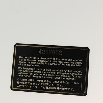 Chanel Vanity pouch Leather, BLACK, LEATHER, Toiletry Case