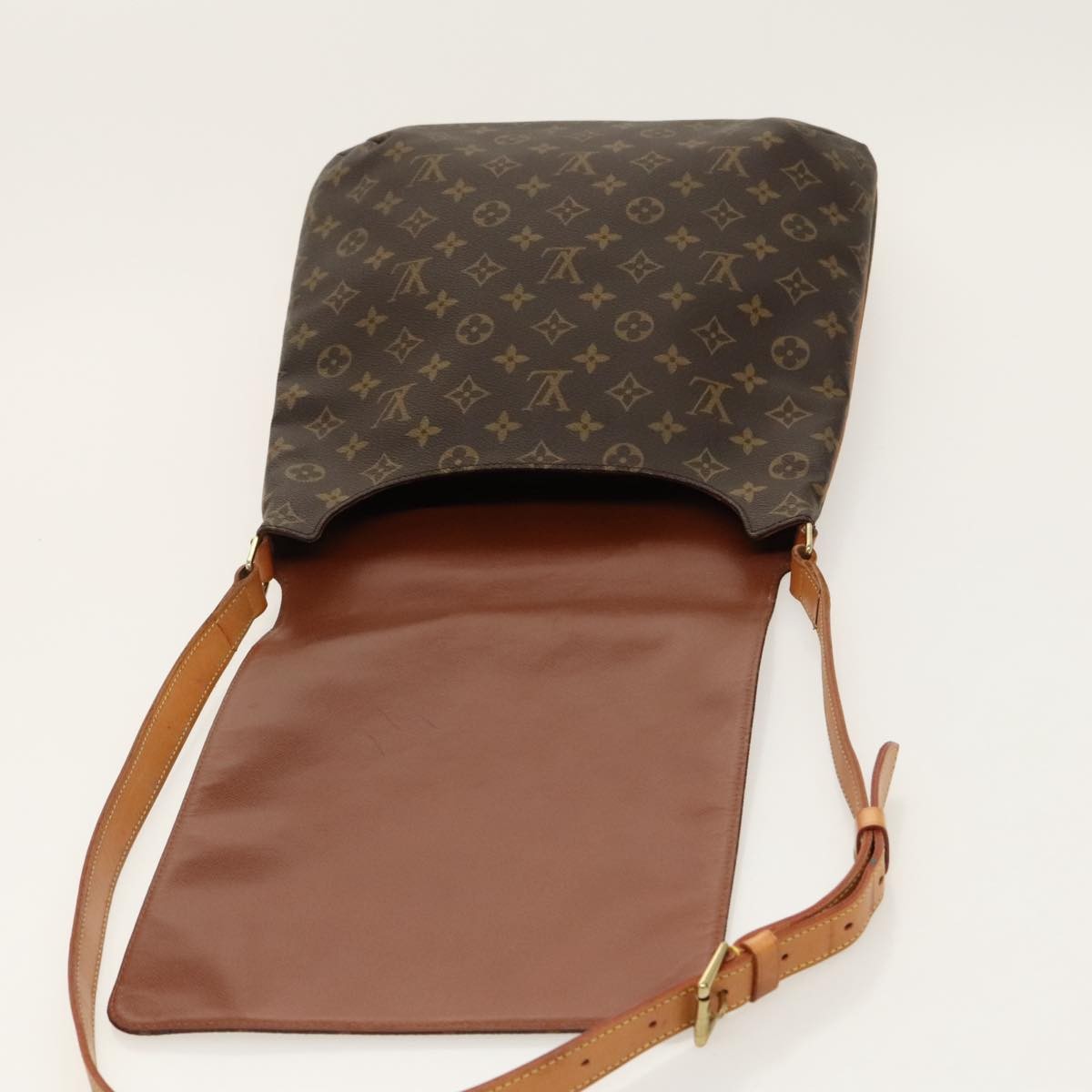 Louis Vuitton Musette Handbag Monogram Canvas, BROWN, CANVAS, Handbag