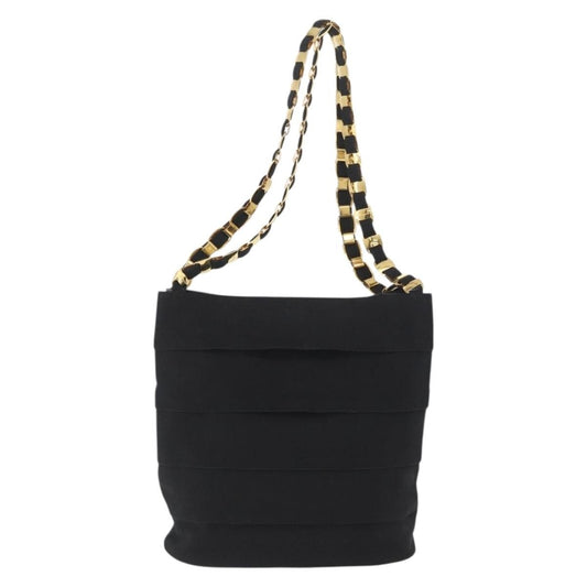Salvatore Ferragamo Vala Shoulder Bag Nylon, BLACK, NYLON, Shoulder bag