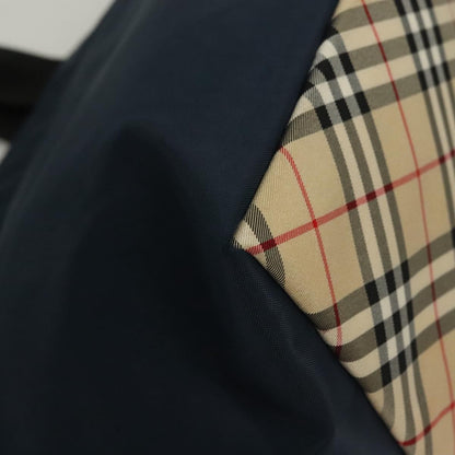 Burberry Nova Check Tote Nylon, NAVY, NYLON, Tote bag