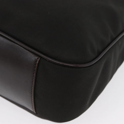 Gucci Vintage Bamboo Handle Bag Nylon, BLACK, NYLON, Handbag