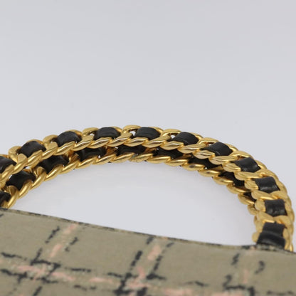 Chanel Chocolate bar tote Leather, BEIGE, LEATHER, Tote bag