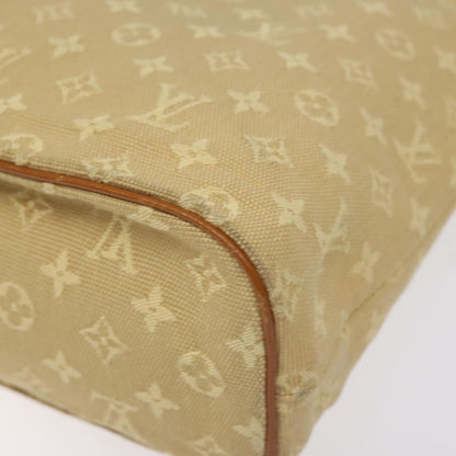 Louis Vuitton Lucille Handbag Mini Lin, BEIGE, CANVAS, Handbag