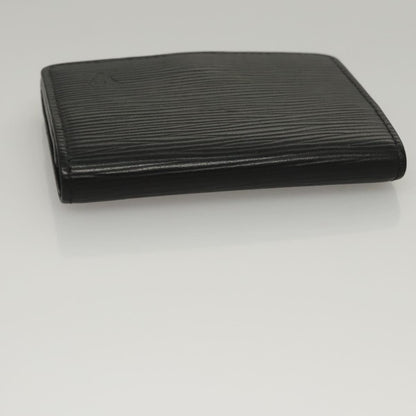 Louis Vuitton Envelope Business Card Holder Epi Leather, BLACK, LEATHER, Card Holders