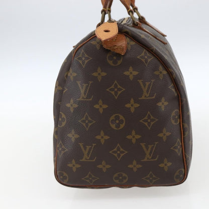 Louis Vuitton Speedy Handbag Monogram Canvas, BROWN, CANVAS, Handbag