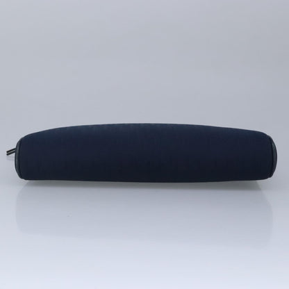 Christian Dior Vintage Trotter Pouch Canvas, NAVY, CANVAS, Clutche & pouche
