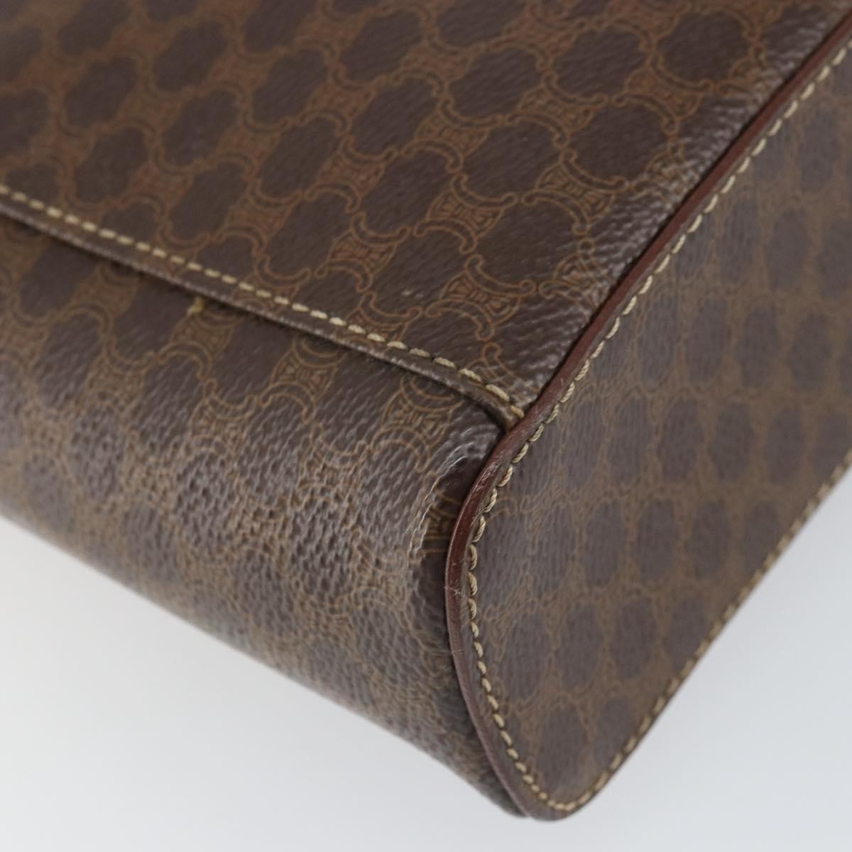 Celine Macadam Vanity Bag Canvas, BROWN, CANVAS, Clutche & pouche