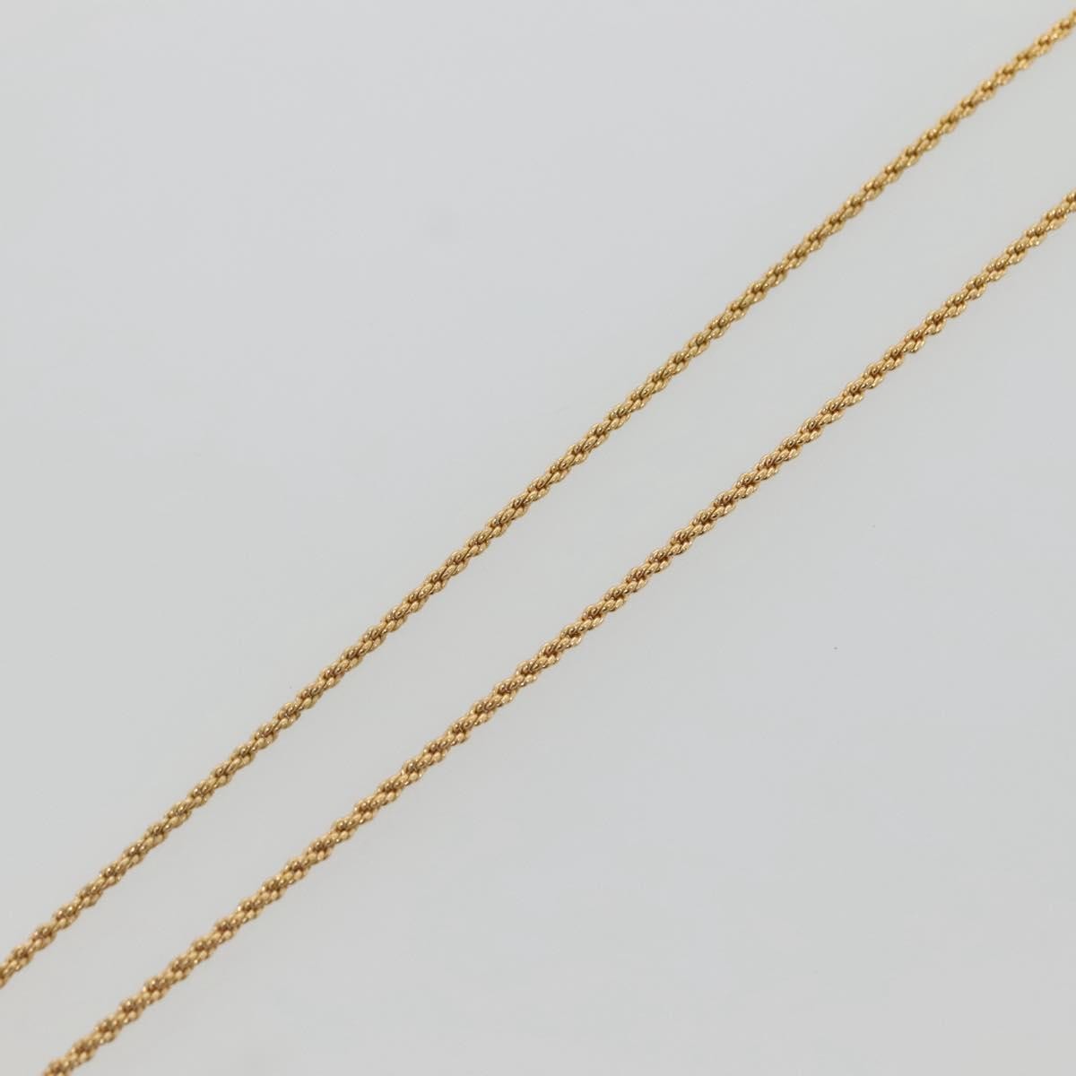 Christian Dior Vintage Logo Round Pendant Necklace Metal, GOLD, METAL, Necklace