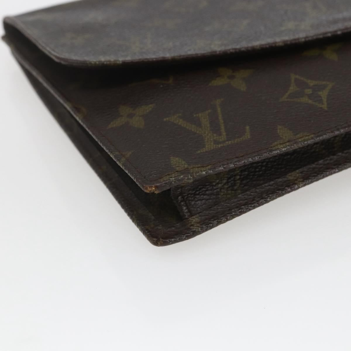 Louis Vuitton Pochette Rabat Monogram Canvas, BROWN, CANVAS, Clutche & pouche