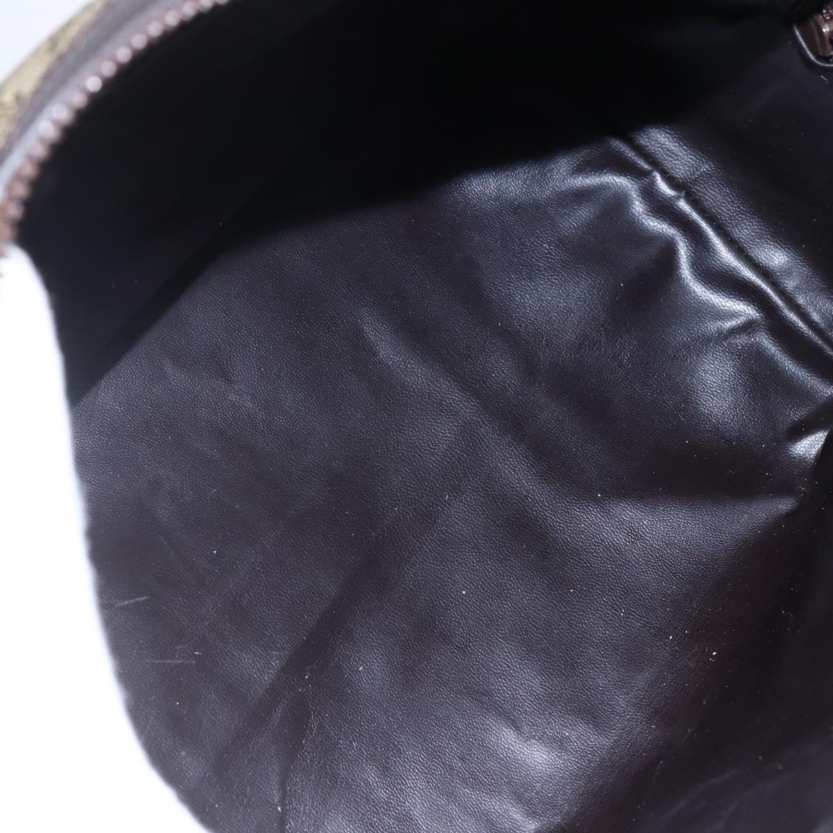 Celine Vintage Duffle Bag Macadam Coated Canvas, BEIGE, CANVAS, Handbag