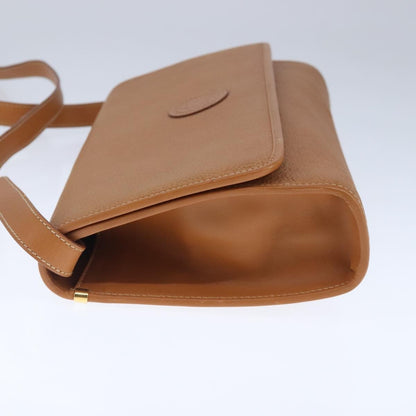 Gucci Vintage Shoulder Bag Leather, BEIGE, LEATHER, Shoulder bag