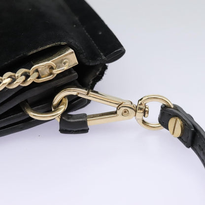 Chloe Faye Shoulder Bag Leather and Suede, BLACK, SUEDE, Shoulder bag