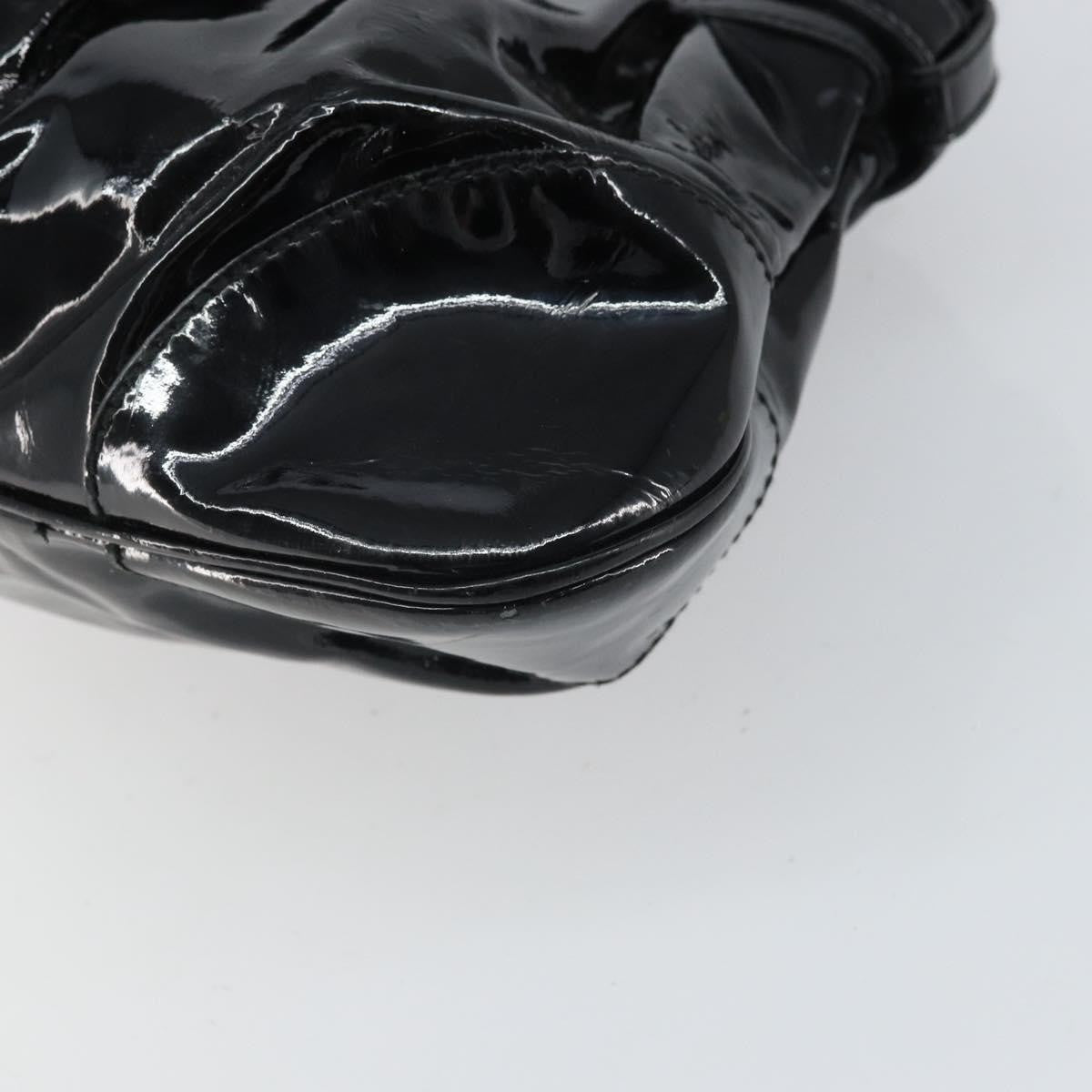 Salvatore Ferragamo Marisa Crossbody Patent leather, BLACK, PATENT_LEATHER, Handbag