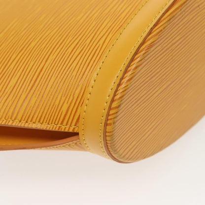 Louis Vuitton Saint Jacques Handbag Epi Leather, YELLOW, LEATHER, Handbag