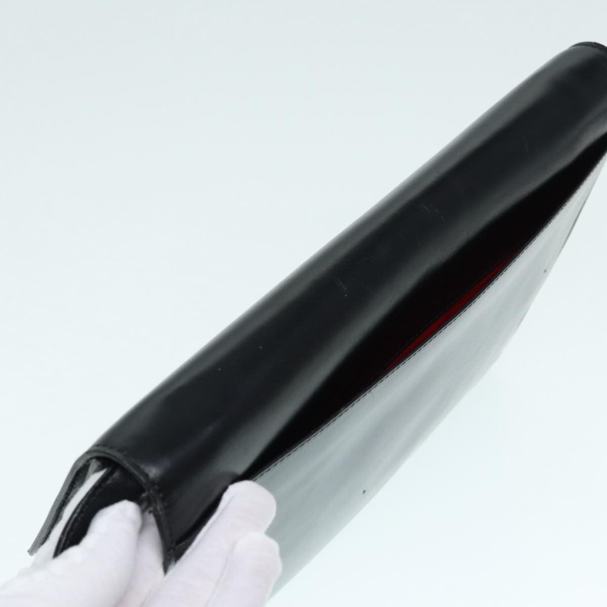 Celine Vintage Circle Logo Crossbody Bag Leather, BLACK, LEATHER, Shoulder bag