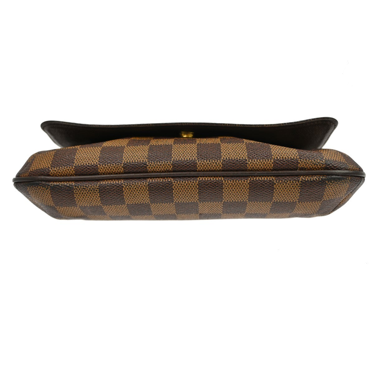 Louis Vuitton Musette Tango Handbag Damier, Brown, Canvas, Shoulder Bag