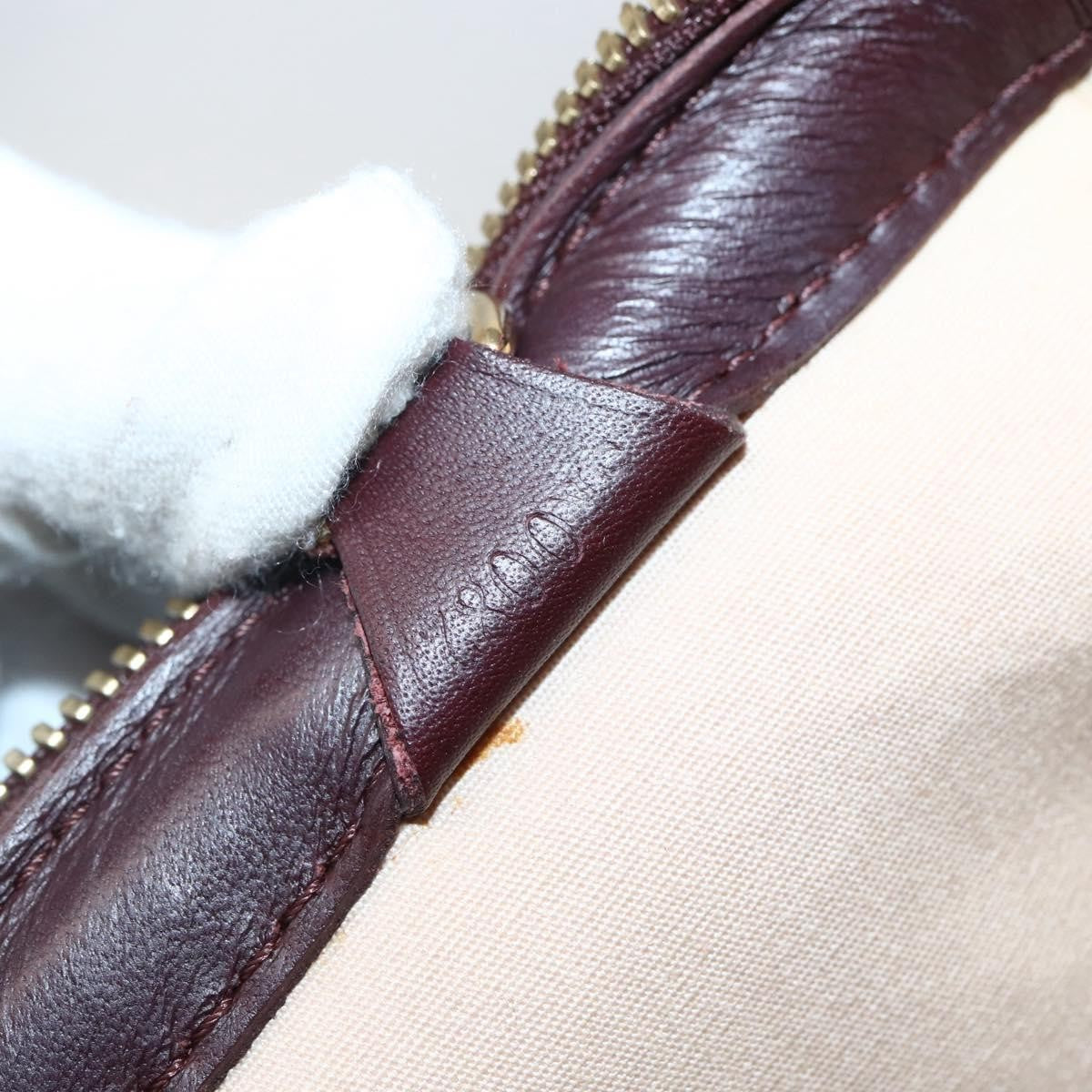 Louis Vuitton Josephine Handbag Mini Lin, RED, CANVAS, Handbag