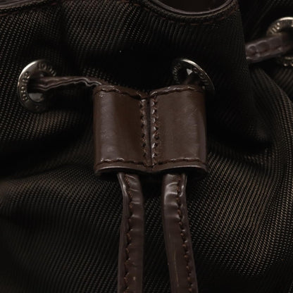 Gucci Vintage Bamboo Sling Backpack Nylon, KHAKI, NYLON, Backpack