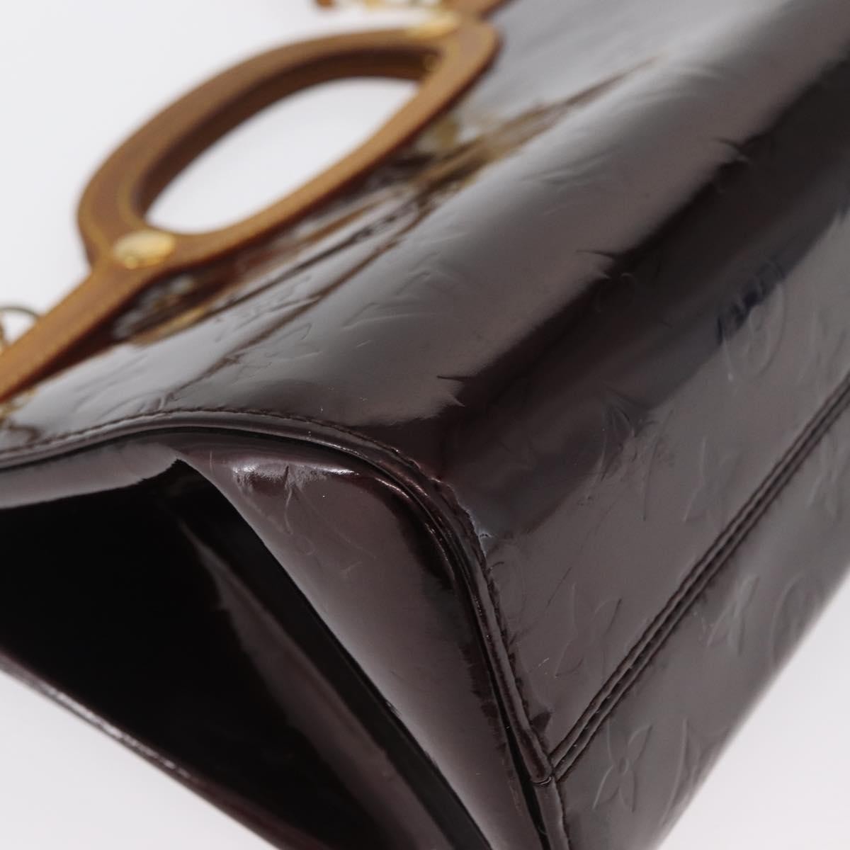 Louis Vuitton Roxbury Drive Handbag Monogram Vernis, PURPLE, PATENT_LEATHER, Handbag