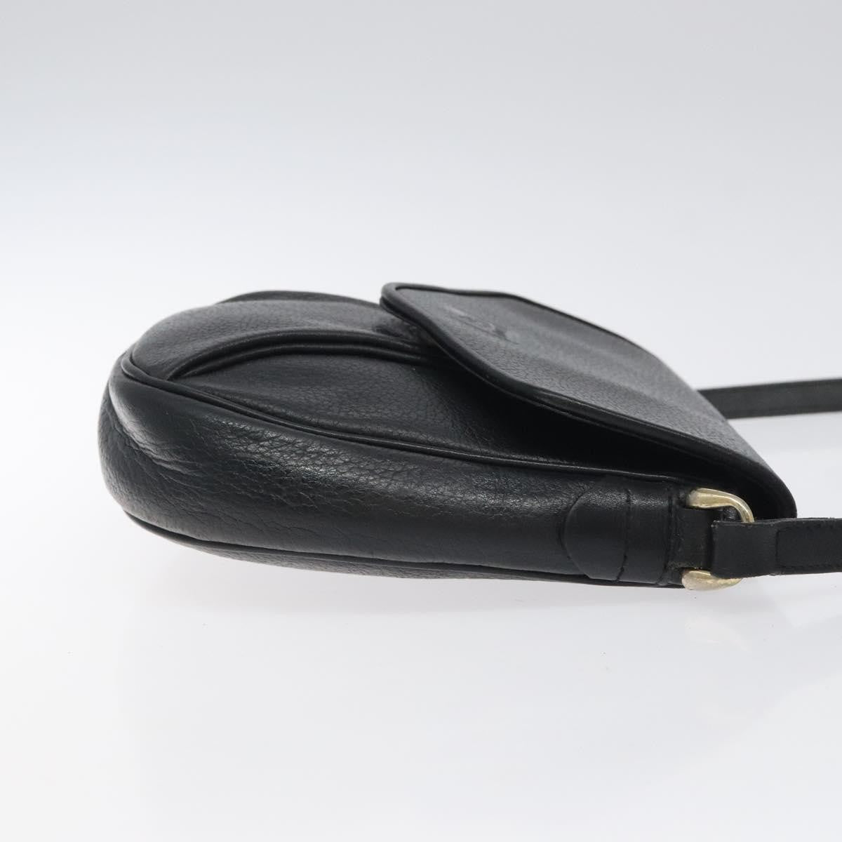 Burberry Flap Shoulder Bag Leather, BLACK, LEATHER, Shoulder bag