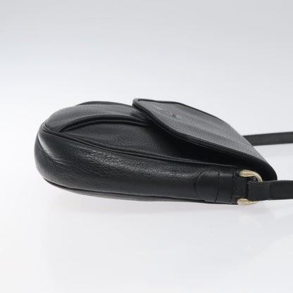 Burberry Flap Shoulder Bag Leather, BLACK, LEATHER, Shoulder bag