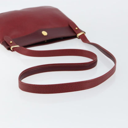 cartier Must de Cartier Shoulder Bag Leather, BURGUNDY, LEATHER, Shoulder bag