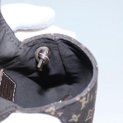 Louis Vuitton Cancun Pochette Monogram Mini Canvas, BROWN, CANVAS, Clutche & pouche