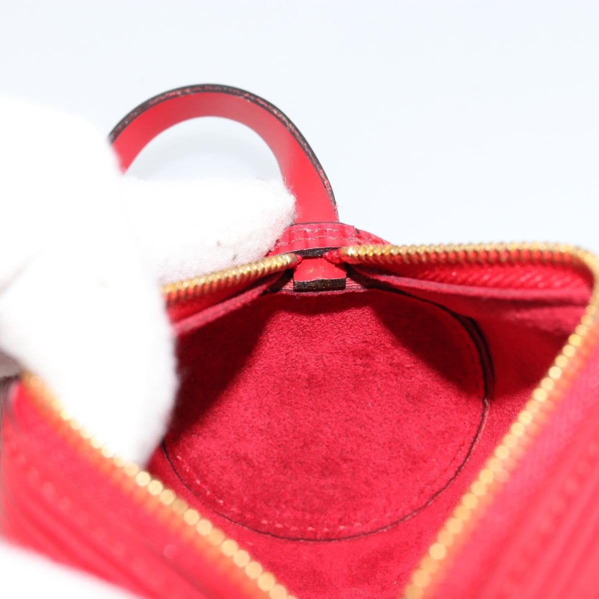 Louis Vuitton Soufflot Pochette Epi Leather, Red, Leather, Clutch