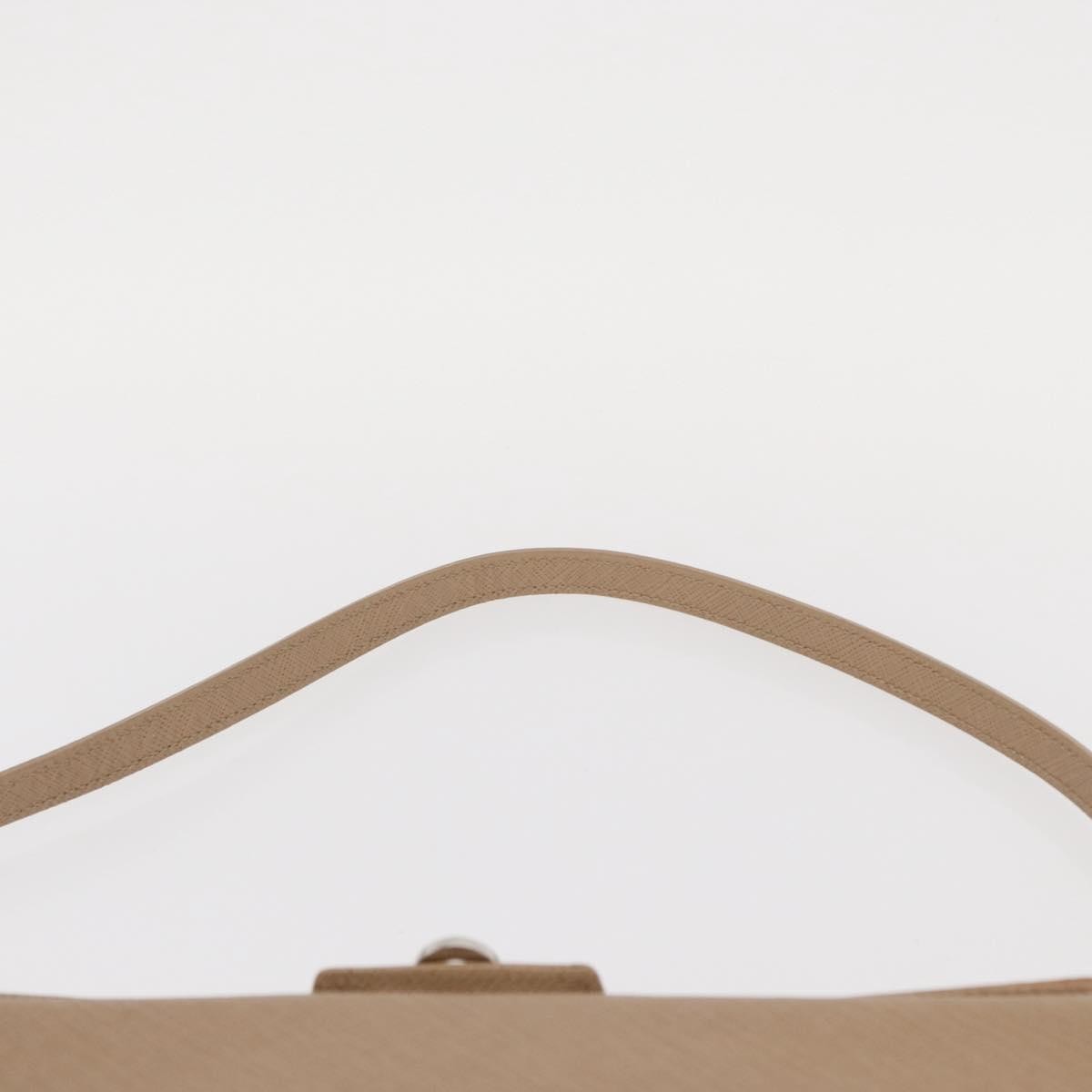 Salvatore Ferragamo Gancini Shoulder Bag Leather, BEIGE, LEATHER, Shoulder bag