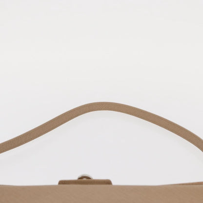 Salvatore Ferragamo Gancini Shoulder Bag Leather, BEIGE, LEATHER, Shoulder bag