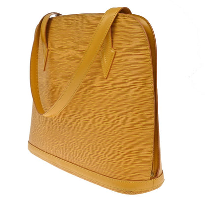 Louis Vuitton Lussac Handbag Epi Leather, YELLOW, LEATHER, Shoulder bag