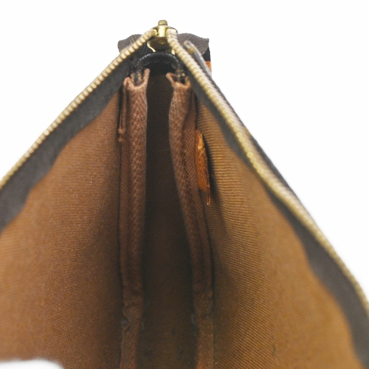 Louis Vuitton Pochette Accessoires NM Monogram Canvas, BROWN, CANVAS, Clutche & pouche