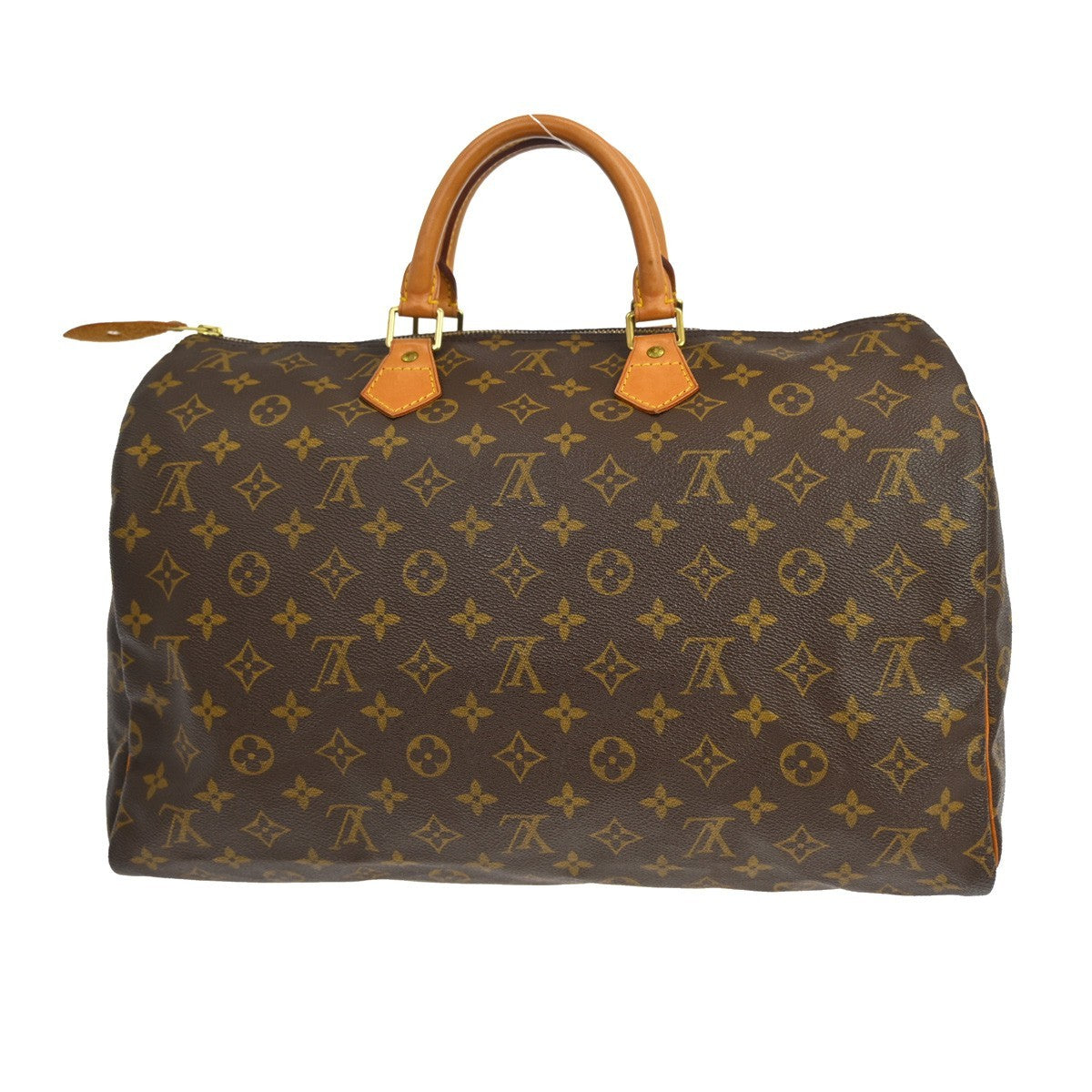Louis Vuitton Speedy Handbag Monogram Canvas, Brown, Canvas, Handbag