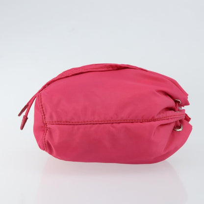 Prada Drawstring Wristlet Bucket Bag Tessuto, PINK, NYLON, Clutche & pouche