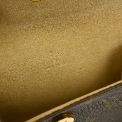 Louis Vuitton Florentine Waist Bag Monogram Canvas, BROWN, CANVAS, Clutche & pouche