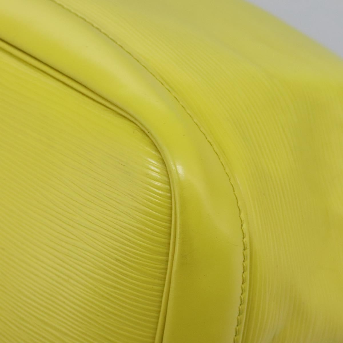 Louis Vuitton Petit Noe Handbag Epi Leather, Green, Leather, Shoulder Bag