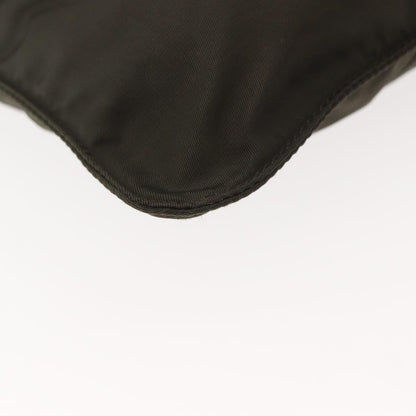 Prada Front Pocket Messenger Bag Tessuto, Khaki, Nylon, Shoulder Bag