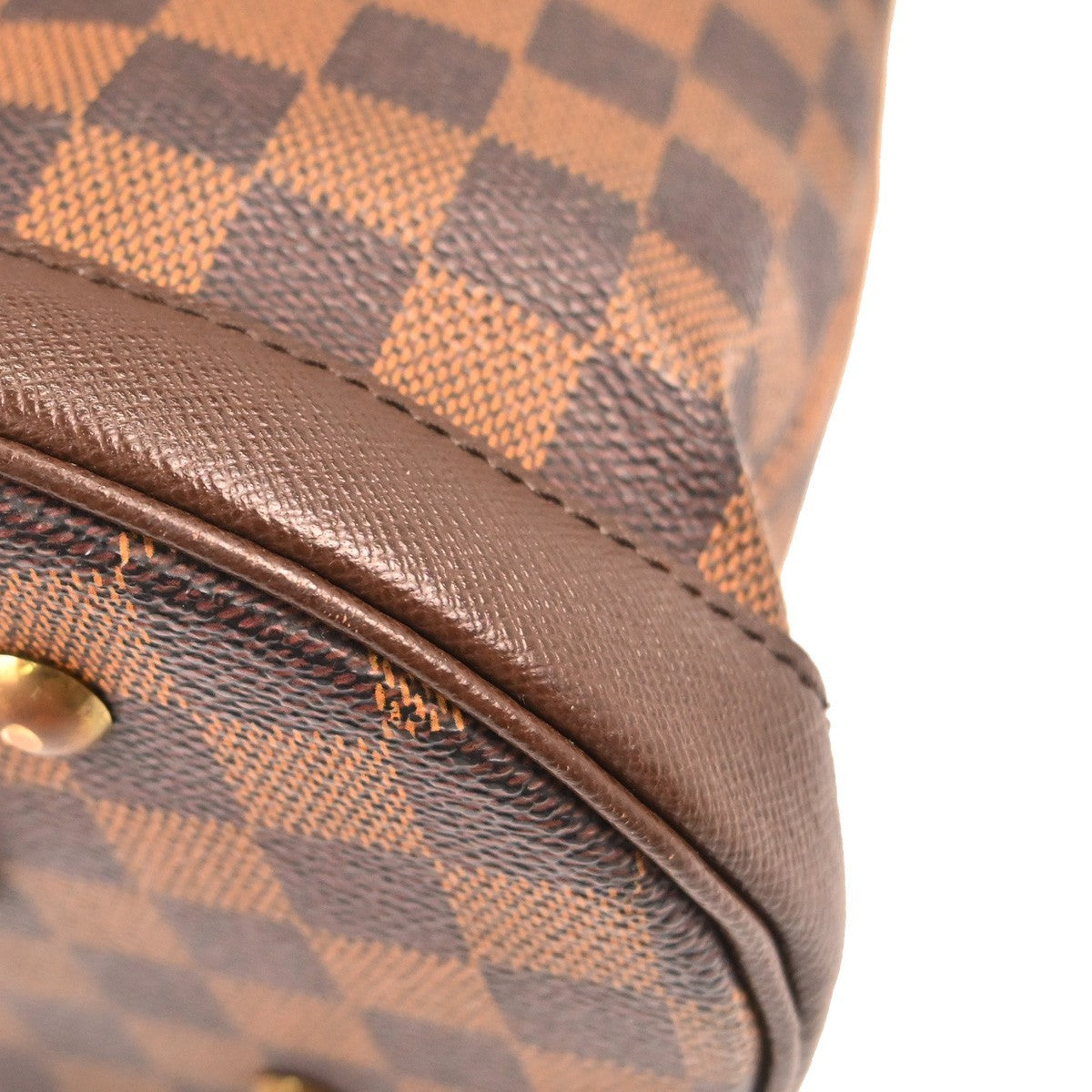 Louis Vuitton Marais Bucket Bag Damier, BROWN, CANVAS, Tote bag