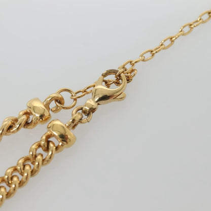Christian Dior CD Pendant Necklace Gold-plated, GOLD, METAL, Necklace