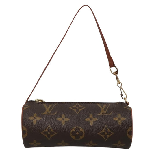 Louis Vuitton Papillon Pochette Monogram Canvas, BROWN, CANVAS, Handbag